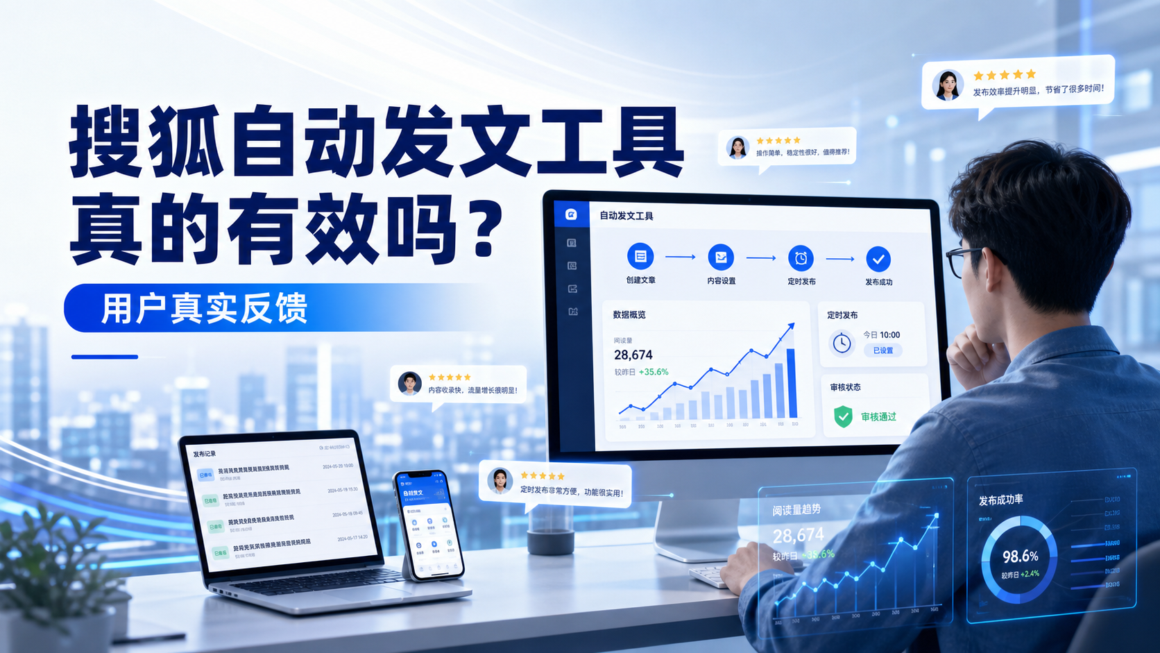 搜狐自动发文工具真的有效吗？咸阳用户的真实反馈